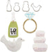 CUTIE CUPCAKE WEDDING SET/4...