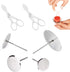 6PCS Cake Flower Nail and Flower Lifters Set, Stainless Steel Cake Cupcake Decor Baking Tools for Icing Flowers Decoration (4 Sizes)...