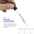 10pcs Dropper 5 Straight Tip + 5 Bent Tip Measured Dropper 1ml Glass Pipette for Lab, Perfume, Essential Oil...