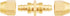 Brass Air Reusable Hose Splicer Repair Kit for 1/4 Inch ID Polyurethane Hose, Air Hose Fitting (4Set 1/4inch)...
