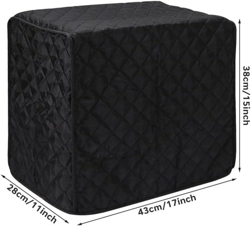 Bread Maker Cover 17x11x15 Inches, Clip Cotton Polyester Quilted Toaster Oven Dust Cover for Protect your Bread Machine or Kitchen Small Appliance...