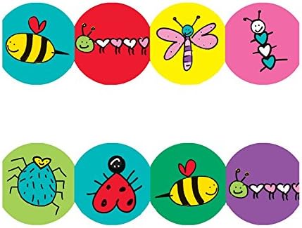 Hygloss Products Love Bugs Die-Cut Bulletin Board Border – Classroom Decoration – 3 x 36 Inch, 12 Pack...