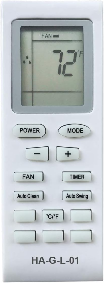 HA-G-L-01 Replacement for LG Portable Air Conditioner Remote Control COV30332904 COV30332907 COV30332902 for Model LP1213GXR LP1214GXR LP1215GXR L...