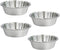 4Pcs Mini Dipping Saucer Bowls, Stainless Steel Sauce Dish, Souffle Cups, Metal Ramekins, for Small Portion Spice Condiments, Prep, Side Dish, Sal...