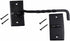 Renovators Supply Manufacturing Hook and Eye Latch 6.5 in. Black Wrought Iron Door Lock Latch/Gate Latch with Mounting Hardware...