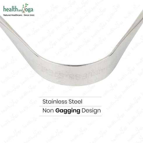 HealthAndYoga™ SteloSwipe Lite Stainless Steel Tongue Cleaners - Disposable Metal Tongue Scrapers Bulk Pack (Pack of 12) - Oral Hygiene Scraper- P...