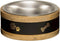 Luxury Design Stainless Steel Pet Bowl with Natural Wood Base for Dog, Cat, Pet Food and Water Bowl | Black, Pint...