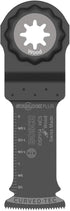 BOSCH OSP114 1-Piece 1-1/4 In. StarlockPlus Oscillating Multi Tool Wood Curved-Tec High-Carbon Steel Plunge Cut Blade for Heavy-Duty General-Purpo...