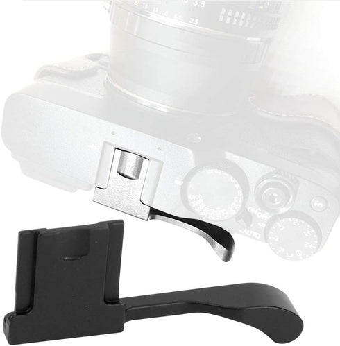 Thumb Up Grip,Aluminum Alloy Hot Shoe Thumb Up Hand Grip for X 100F, X A5, X A3, X pro2 mirrorless camera.(Black)...