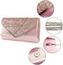 Womens Shiny Glitter Evening Clutch Envelope Handbag Chain Purse for Wedding Party Prom Gift for Mom Wife Girlfriend...