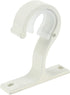 Sydien 2Pcs Curtain Rod Brackets Curtain Rods Holders with Mounting Screws and Wall Anchors for Curtains Rod (Ivory White)...