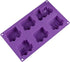 Silicone Train Cake Mold, 1 Pcs 6 Cavity Non-stick Train Cake Pan Baking Mold for Brownies Chocolate, Muffin Cups and Ice Cube, Silicone Soap Mold...