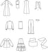 Simplicity UNDEFINED Doll Clothes Sewing Pattern, Multicolor 2 Piece...