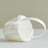 Wedding Flower Girl Basket and Ring Bearer Pillow Set, Simple Bow Pearl Collection - Ivory...