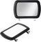2 PCS Car Sun Visor Vanity Mirror, Clip On Auto Rear View Sun Visor Makeup Mirror, Vehicle Sun-Shading Cosmetic Mirror for Women Girls, Universal ...