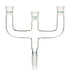 4-Way Claisen Distillation Adapter with 14/20 Joint...