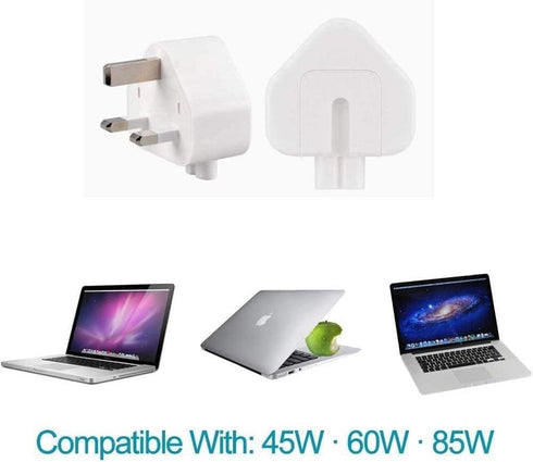 Replacement UK AC Adapter Wall Plug Duckhead Universal Power Charger Travel Adapters 220V for MacBook iPhone iPad iPod (1)...