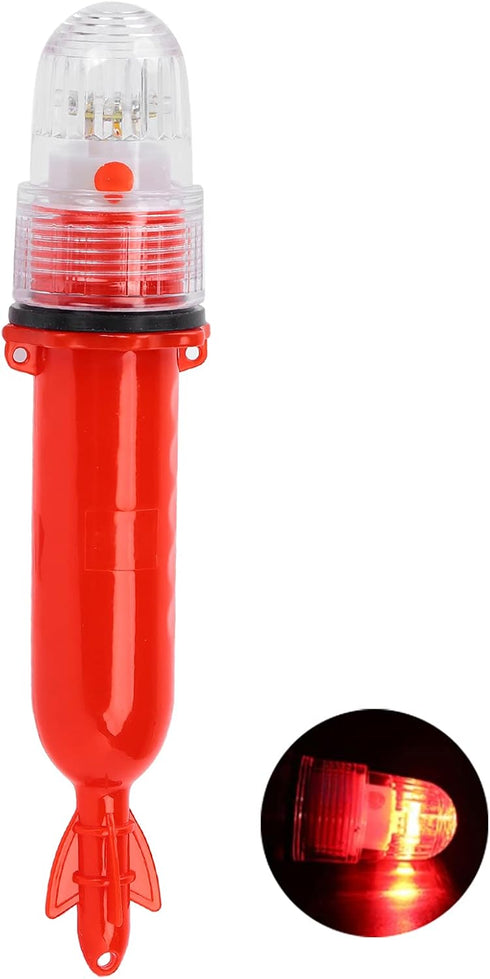 Safety Beacon Light, Emergency Hazard Warning Flashing Lighting Bar Electronic Visual Distress Strobe Signal Kit Bait Lure Lamp Fish Tools Direct ...