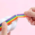 1-Pack Creative Cloud Tape Dispenser with Rainbow Masking Tape,Decorative Cartoon Plastic Tape Holder Cutting Tape for Home Office School Statione...
