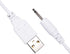 2 Packs USB to DC 2.5mm Adapter Charger Cable Replacement Fast Charging Cord for Replacement Device...