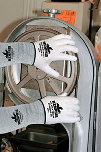 MCR Safety 9677XL UltraTech Dyneema 13-gauge PU Coating Washable Gloves, White, X-Large, 1-Pair...