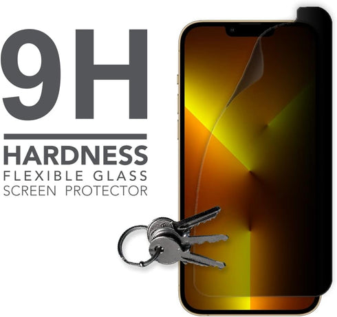 ARMOR Flexible Glass Screen Protector for iPhone 13 Pro Max, Privacy Guard with 9H...