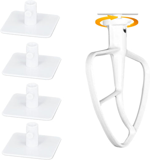 Stand Mixer Attachment Holders Compatible with Kitchenaid Mixer Accessories (White)...