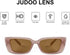 JUDOO Retro 90s Nude Rectangle Sunglasses for Women Vintage Square Frame Trendy Glasses...
