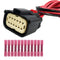 Headlights Connector Pigtail Harness Wiring Plug Compatible with Cadillac ATS 2013-2019 Front 23236365, 23236366...