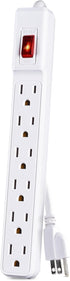 CyberPower GS60304 Power Strip, 6 Outlets, 3 Foot Power Cord White...