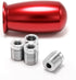 (Red) Racing Automatic Manual Gear Shifter Shift Knobs for Fit Compatible with Mazda Miata Nissan 350z Subaru Sti with Metal Adapters M8x1.25,M10x...