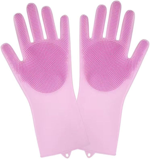 Sene Pet Grooming Gloves, Silicone Gloves Dog Bathing Supplies Hair Removal Gloves, High Density Teeth Bathing Shampoo Shedding Bath Brush Scrubbe...