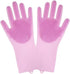 Sene Pet Grooming Gloves, Silicone Gloves Dog Bathing Supplies Hair Removal Gloves, High Density Teeth Bathing Shampoo Shedding Bath Brush Scrubbe...