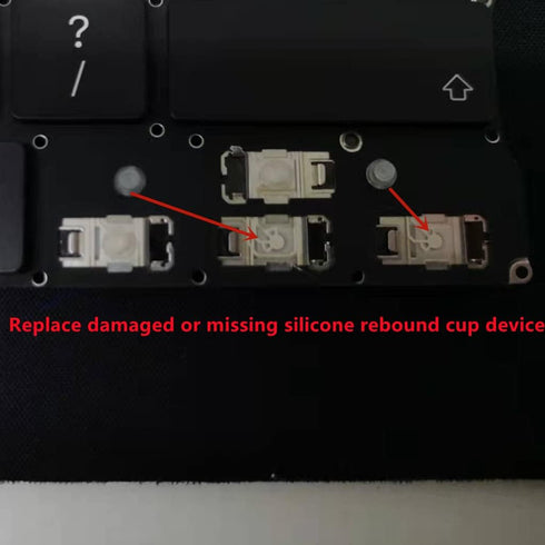 Replacement Keyboard Arrow Keys Silicone Rebound Cup Mechanism Compatible with MacBook Pro/Air Model A2141 A2251 A2289 A2179 A2337 A2338 A2442 A24...