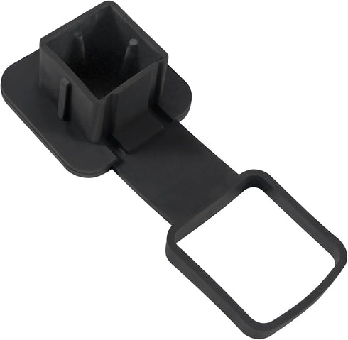 Trailer Hitch Tube Cover 2'' Rubber Hitch Tube Cover Plug Cap Insert 2 inch Receivers Class 3 4 5 for Dodge Ram Porsche Benz Toyota Ford Jeep Chev...