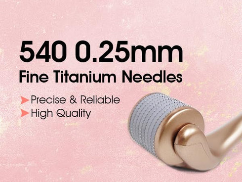 Microneedling Roller 0.25mm - Skincare Tool for Home Use, Suitable for Men and Women...