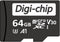 64GB Micro SD Memory Card for Samsung Galaxy M04, M14, M54, A14, A34, A54, F04, F14 Class 10 UHS-1 U3 MicroSDXC 64GB Digi-Chip High Speed 90mb/s V...