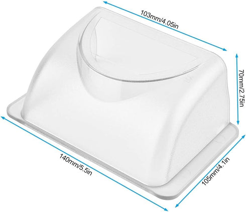 Maxmartt Plastic Doorbell Cover Door Access Controller Rain Cover Waterproof Access Control Keypad Cover Rainproof Cover Rain Shell for Door Acces...