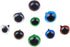 370 PCS 5mm-20mm Solid Black Eyes with Washers, Colorful Craft Plastic Safety Eyes Sewing for DIY of Puppet Plush Animal Making and Teddy Bear...