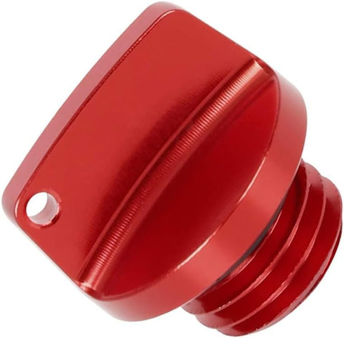 Universal Motorcycle Engine Oil Filler Cap Screw Cover Plug Replacement Red Valve Oil Cap...