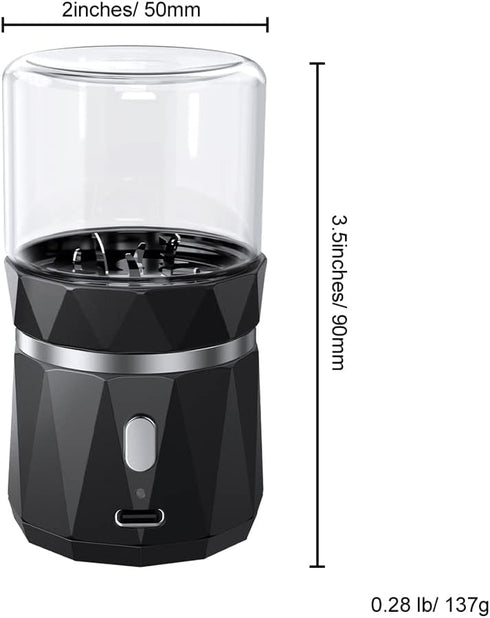 Mini Small Grinder Electric Grinder With USB Rechargeable Spice Grinder Automatic Onion Grinder...