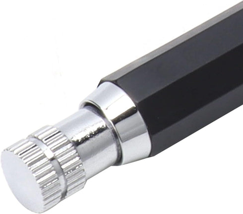 Automatic Pencil, 5.6mm Stainless Steel Mechanical Pencils Draft Drawing Portable Art Clutch Painting Retractable Sketching Holder Carpenter Graff...