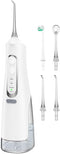 Water Flossers for Teeth - 310ML Tank USB Rechargeable Dental Flosser, IPX7 Waterproof 4 Modes & 4 Jet Tips Portable Dental Oral Irrigator for Tra...