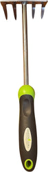 Garden Guru Stainless Steel Hand Rake Cultivator Tiller Tool - Stainless Steel for Ultimate Strength - Rust Resistant - Ergonomic Handle - Great f...