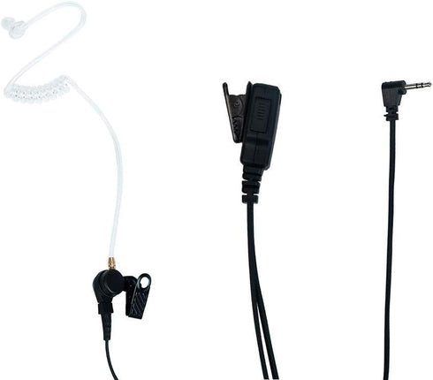 1 Pin 2.5MM Nipple Covert Acoustic Tube Earpiece Headset with MIC PTT for Motorola Talkabout Walkie Talkie 2 Way Radio MH230R T200 T260 T460 T600 ...