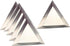 6Pcs Aluminum Triangle Bead Sorting Trays Loose Beads Sequin Gems Rhinestones Diamond DIY Jewelry Storage Trays Plate Tool for DIY Art Craft and J...