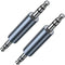 3.5mm Male to Male Audio Adapter 3.5mm Stereo Male Coupler Adapter Connector, 3.5mm 1/8" TRS Stereo Plug Jack Adapter, Compatible with Car AUX Aud...