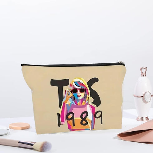 Female Fan Gift Series, Album Inspiration Gift, Makeup Bag, Singer Product Music Enthusiast Gift, Zipper Bag Makeup Bag(TS006)...