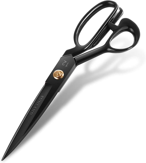 SUNLAND Professional Tailor Scissors Heavy Duty Tailor Shears for Costume Designer Dressmaker Sewing Fabric Black...