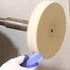 Luo ke 6'' x 1'' Wool Buffing Wheel - 1/2'' Arbor Compressed Felt Polishing Kits Wool Buffing Wheels for Bench Grinder/Table Grinder...